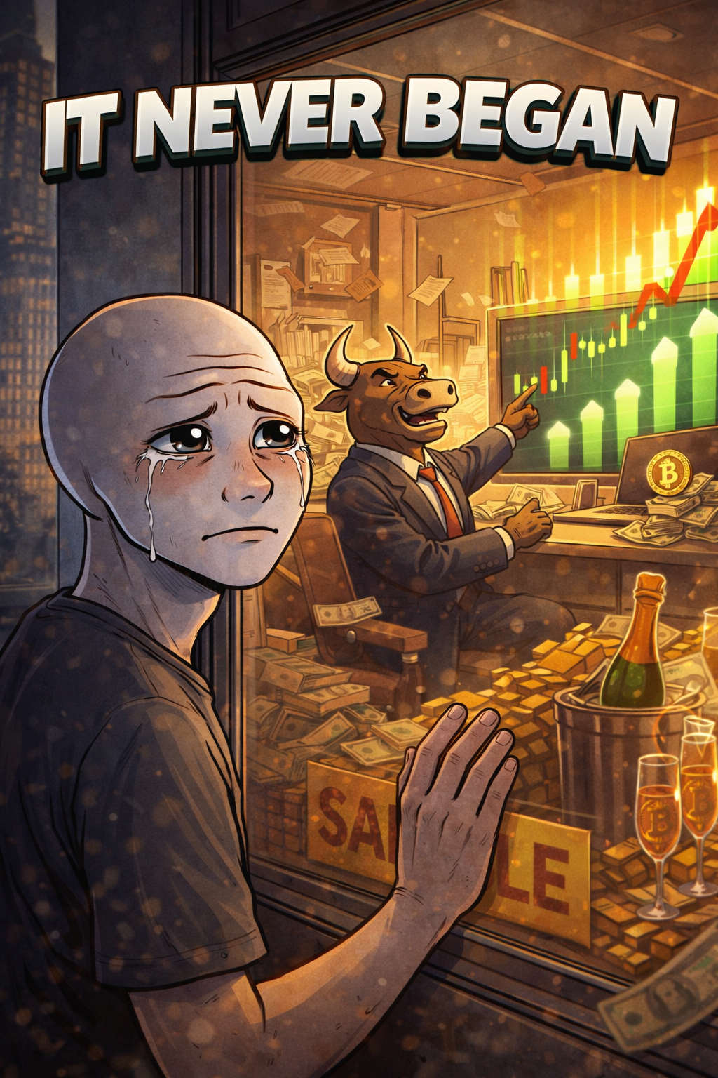 IT NEVER BEGAN meme 1